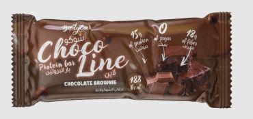 Bootybar Chocoline Protein Bar Chocolate Brownie 50g